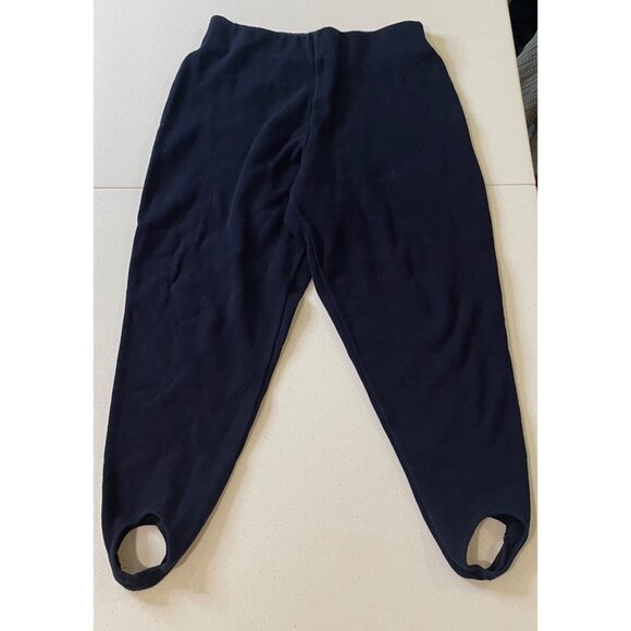 Vtg Casual Corner Womens Stirrup Leggings‎ Size M Short Capsule Neutral Basic - Picture 1 of 12